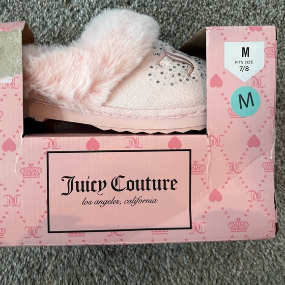 NWB! Juicy Couture Blush slippers!! - Picture 1 of 7